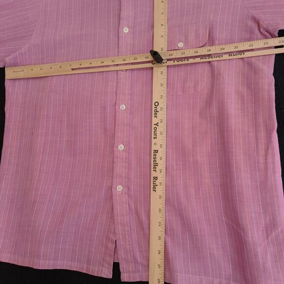 Steeplechase Mens Button Up Shirt Multi-Color Size XL Polyester Blend Collar - Picture 3 of 12